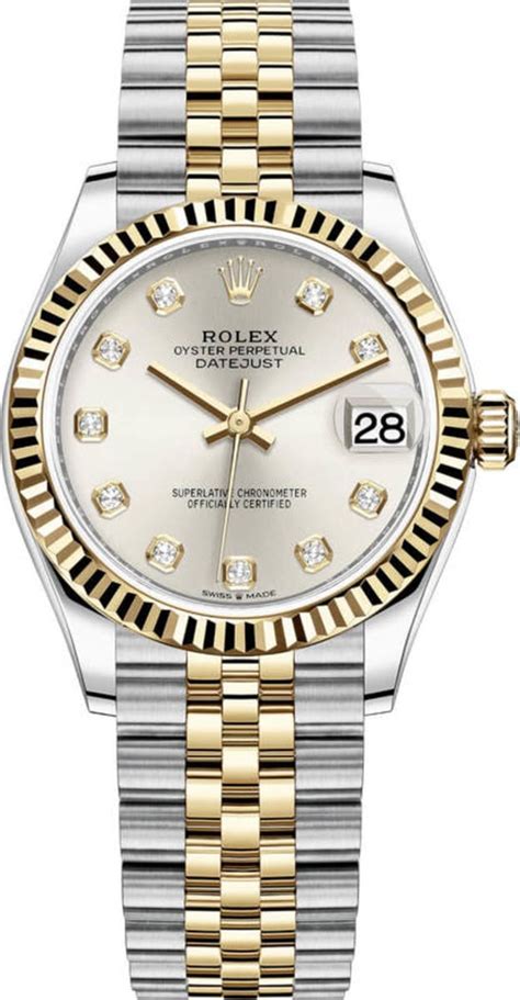 Rolex Datejust 31 Stainless Steel and Yellow Gold .